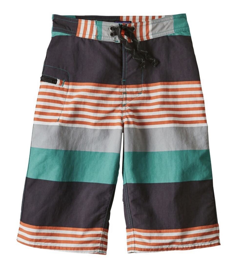 Patagonia Wavefarer Boys Size 8 Board Shorts Swim Trunks